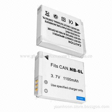 Camera Battery, Fit for Canon NB-6L, Replacement for Canon IXUS85/IXU 95 IS/PowerShot D10
